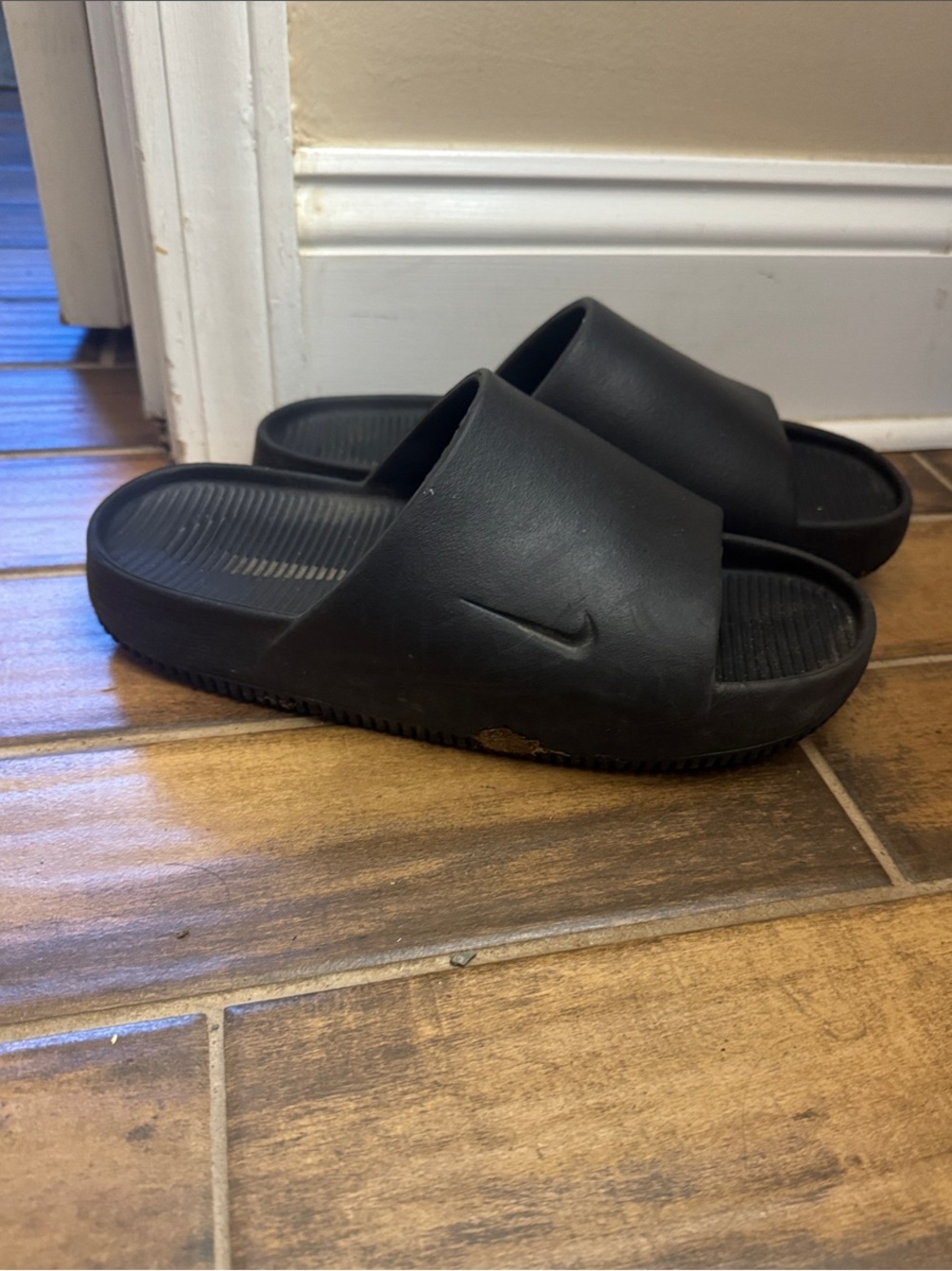 Nike Calm Black Slide Sandals